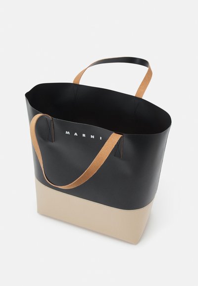 Marni TRIBECA UNISEX - Maisiņveida soma - black/cork