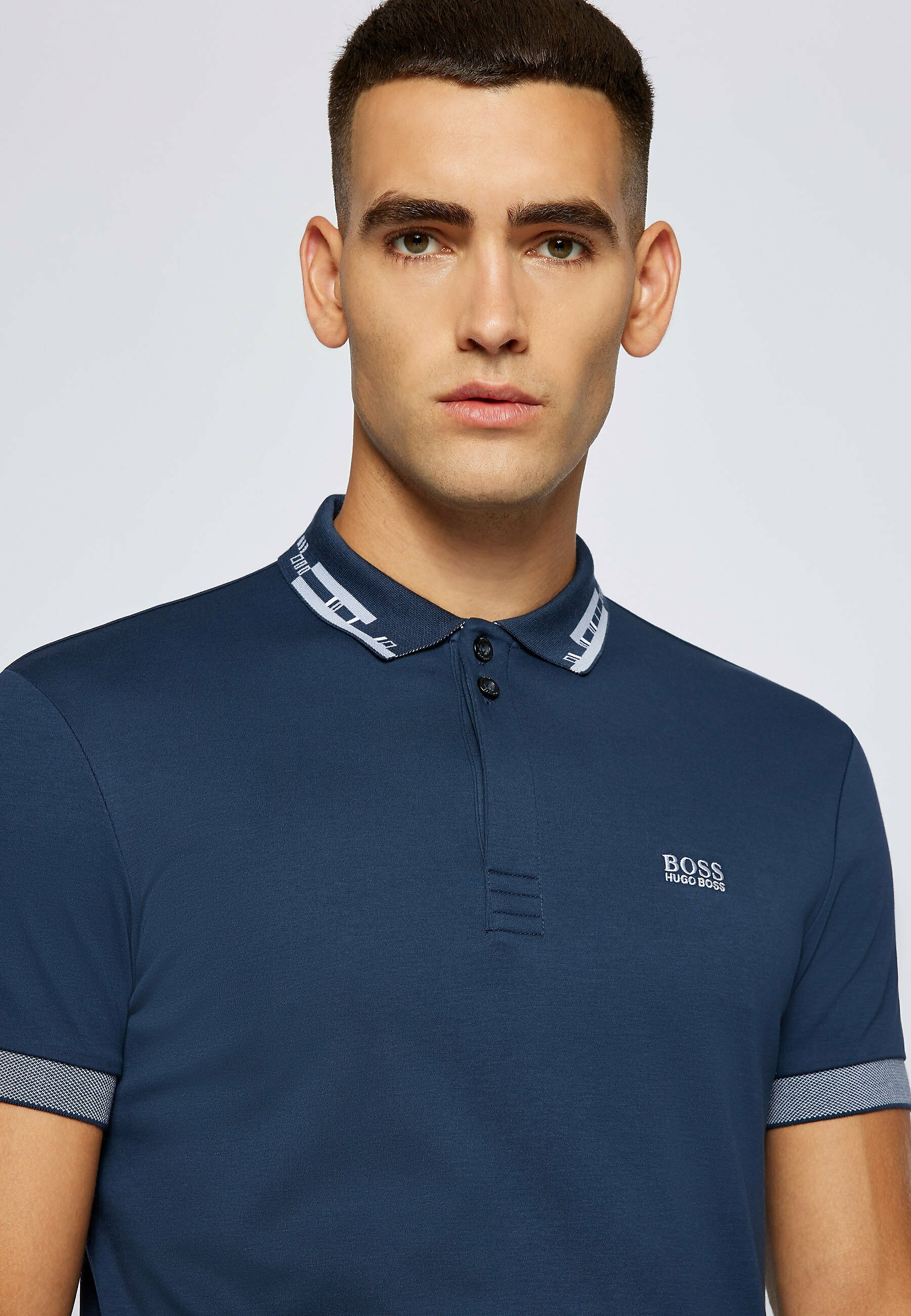 BOSS PADDY - Polo shirt - dark blue - Zalando.de