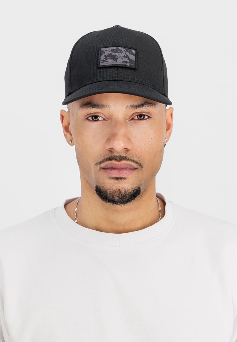 Alpha Industries HEADWEAR CREW CAMO - Sapka - black