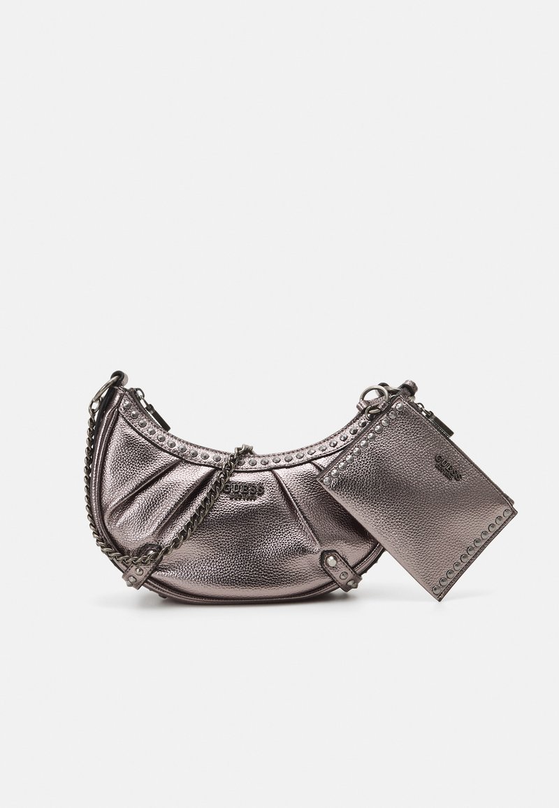 Guess CLELIA CROSSBODY TOP ZIP Sac bandoulière pewter/gris ZALANDO.BE