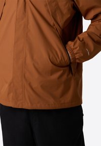 The North Face M ANTORA JACKET - Chaqueta Hard shell - burnt umber tnf black