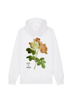 ROSES UNISEX ZIPPED - Felpa con zip - white