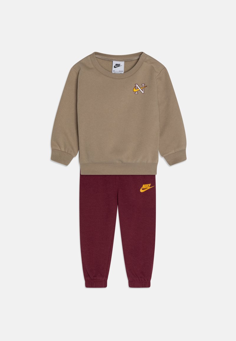 Nike Sportswear CREW SET UNISEX Sweatshirt dark beetroot/bordeaux