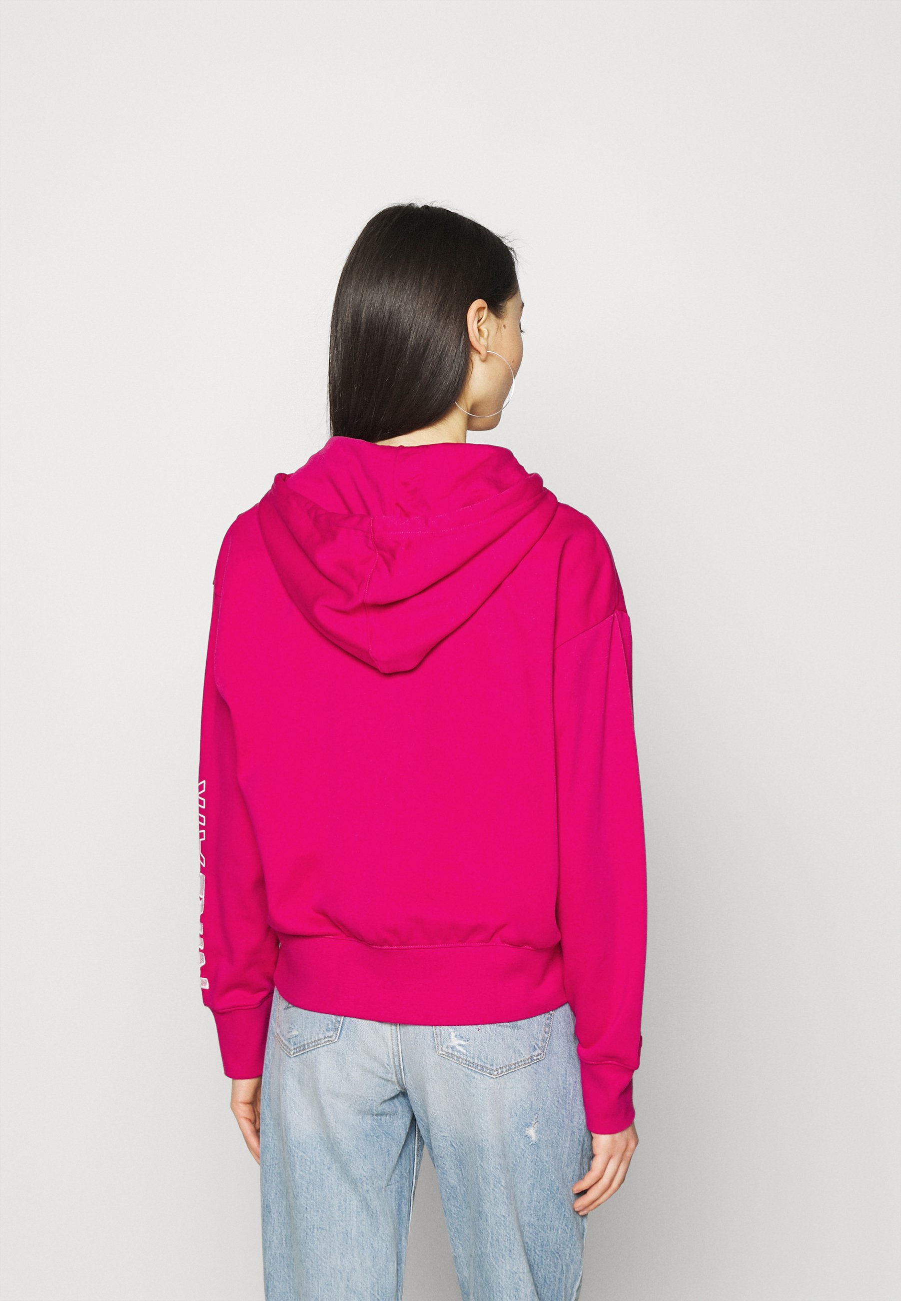 Nike Sportswear Sudadera con cremallera - fireberry/white/rosa - Zalando.es