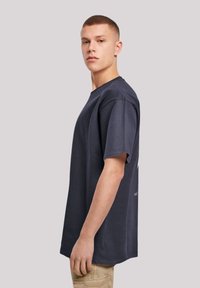 F4NT4STIC OVERSIZED AHOI ANKER KNUT & JAN HAMBURG - T-Shirt print - navy