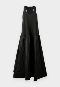 FLARED HALTER DRESS - Maxi dress - black
