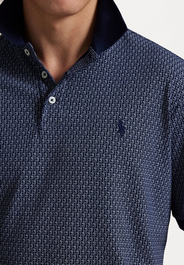 Custom Slim Fit Stretch Mesh Polo Shirt - Polo shirt3