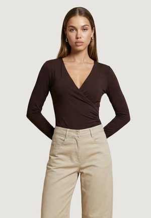 I AM, Maglietta a manica lunga - dark-brown
