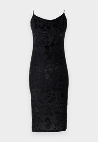 BURNT OUT MIDI DRESS - Koktélruha / Partiruha - black