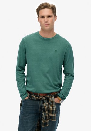 Superdry & Co CLASSIC ESSENTIAL - Longsleeve - washed slate grey