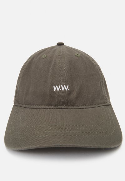 WOOD WOOD WWLOW PROFILE TWILL CAP - Boné - dusty green