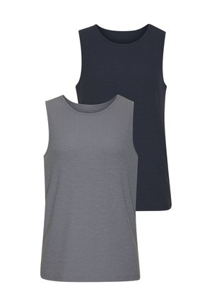 Top - navy, graublau