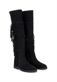Alma en Pena Stivali con plateau - black