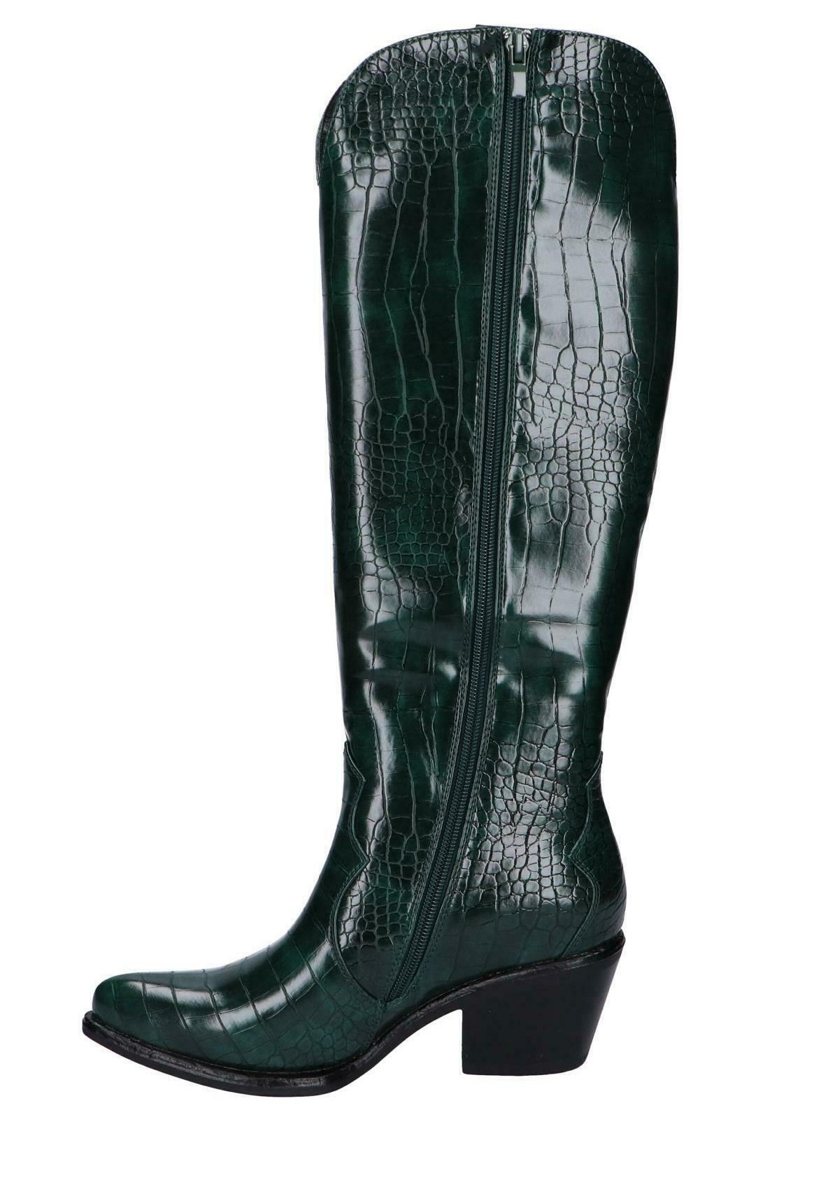 XTI Botas camperas - green/verde - Zalando.es