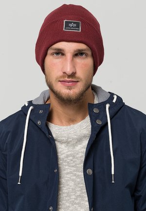 Alpha Industries X FIT UNISEX - Beanie - burgundy