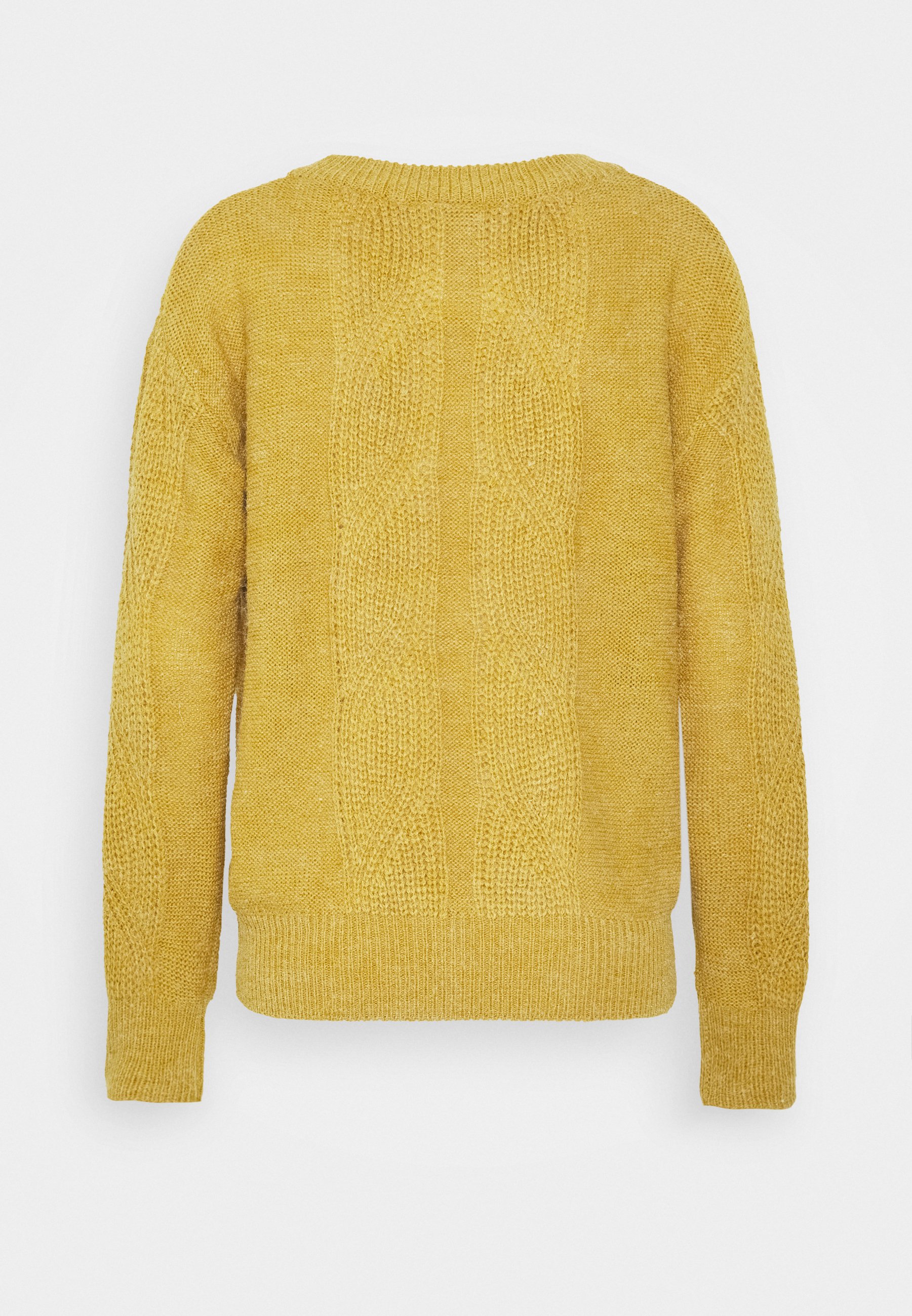 ICHI IHORANA Trui bronze mistDonkergeel Zalando.nl ICHI Lange truien online kopen | ZALANDO