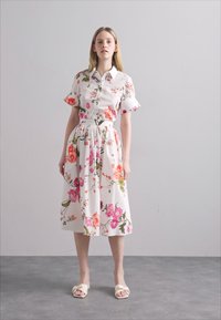 Erdem FLARED CUFF SHORT SLEEVE - Skjortebluser - white