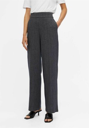 Bukser - mottled dark grey