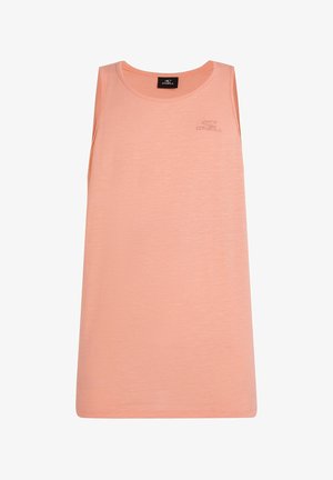 Lososová tielko vyrobené z ľahkého materiálu, s okrúhlym výstrihom a bez rukávov. Na prednej strane je decentné logo O'Neill.