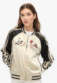 Superdry & Co SUKAJAN EMBROIDERED - Bomberjakke - sandshell beige