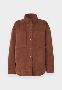 NMELLY OVERSHIRT - Light jacket - cappuccino
