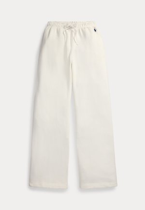 Polo Ralph Lauren DRAWSTRING FLEECE WIDE-LEG SWEATPANT - Παντελόνι φόρμας - white