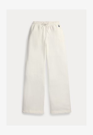 Polo Ralph Lauren DRAWSTRING FLEECE WIDE-LEG SWEATPANT - Trainingsbroek - white
