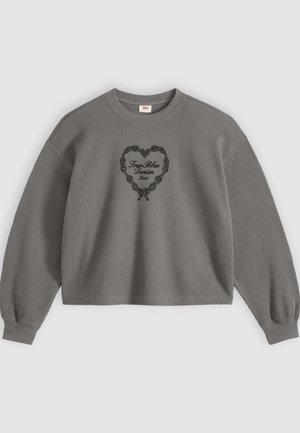Levi's®, RELAXED WAFFLE CREW - T-shirt à manches longues - smoked pearl
