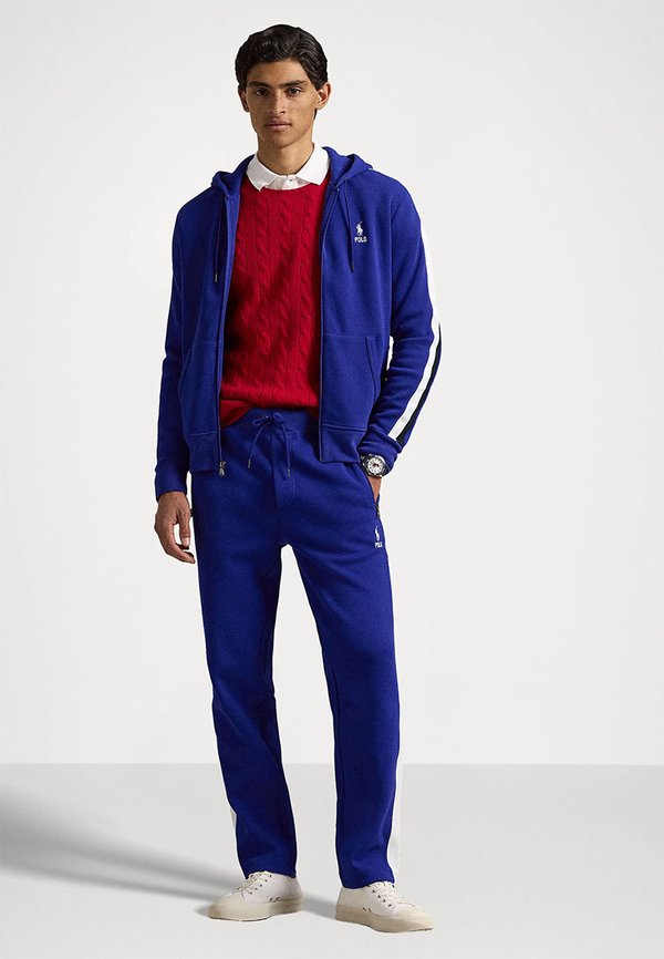 DOUBLE-KNIT TRACK PANT - Tracksuit bottoms - heritage royal multi4