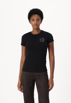 T-shirt print - jet black