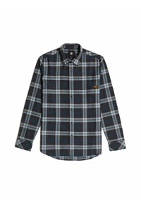 Unselected, ash blue toby check