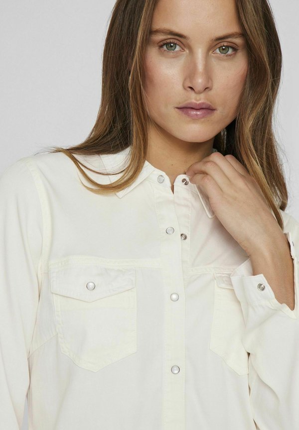 VIBISTA SHIRT - Button-down blouse - egret3