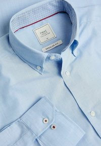 Next 3 PACK - Hemd - light blue blue check blue stripe