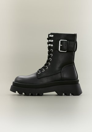 Even&Odd by Zalando, Μποτάκια με κορδόνια - black