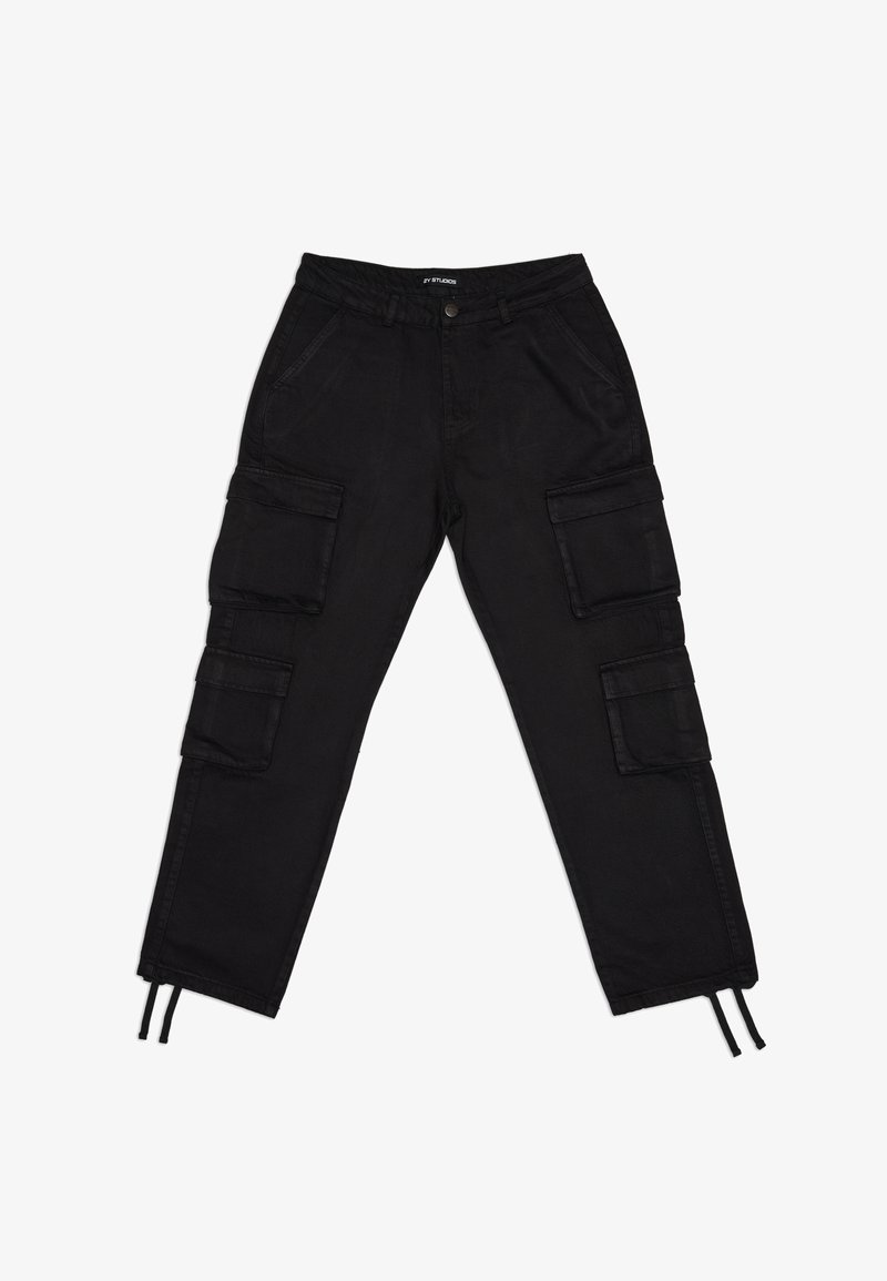 2Y Studios KIRAN 4 POCKET - Cargo hlače - black