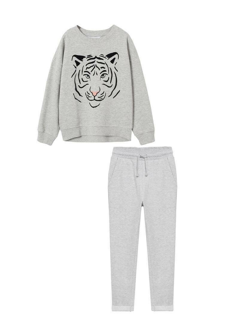 Mango Kids DUBVIEPK - Tuta - medium heather grey/grigio screziato -  Zalando.it