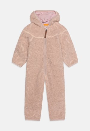 BABY UMEKO SUIT WITH HOOD UNISEX - Buksedragter - soft mushroom