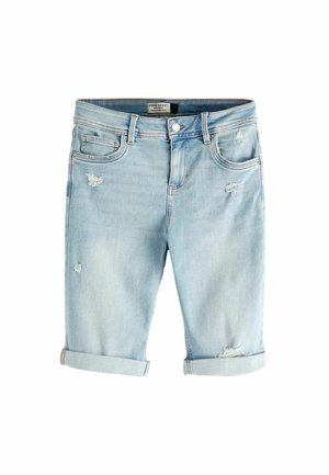 KNEE - Shorts di jeans - bleach blue