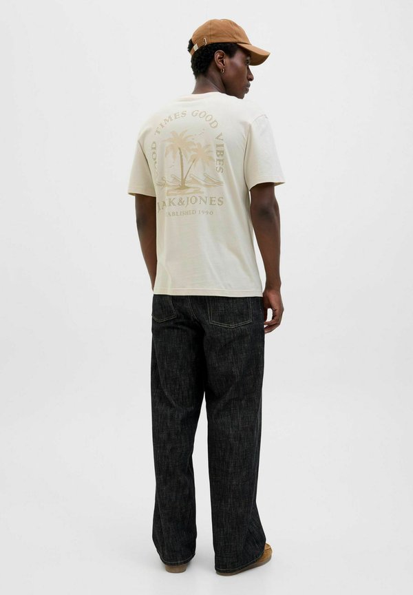 RÜCKEN RUNDHALSAUSSCHNITT - T-Shirt print - moonbeam