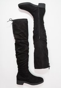 New Look Botas mosqueteras - black