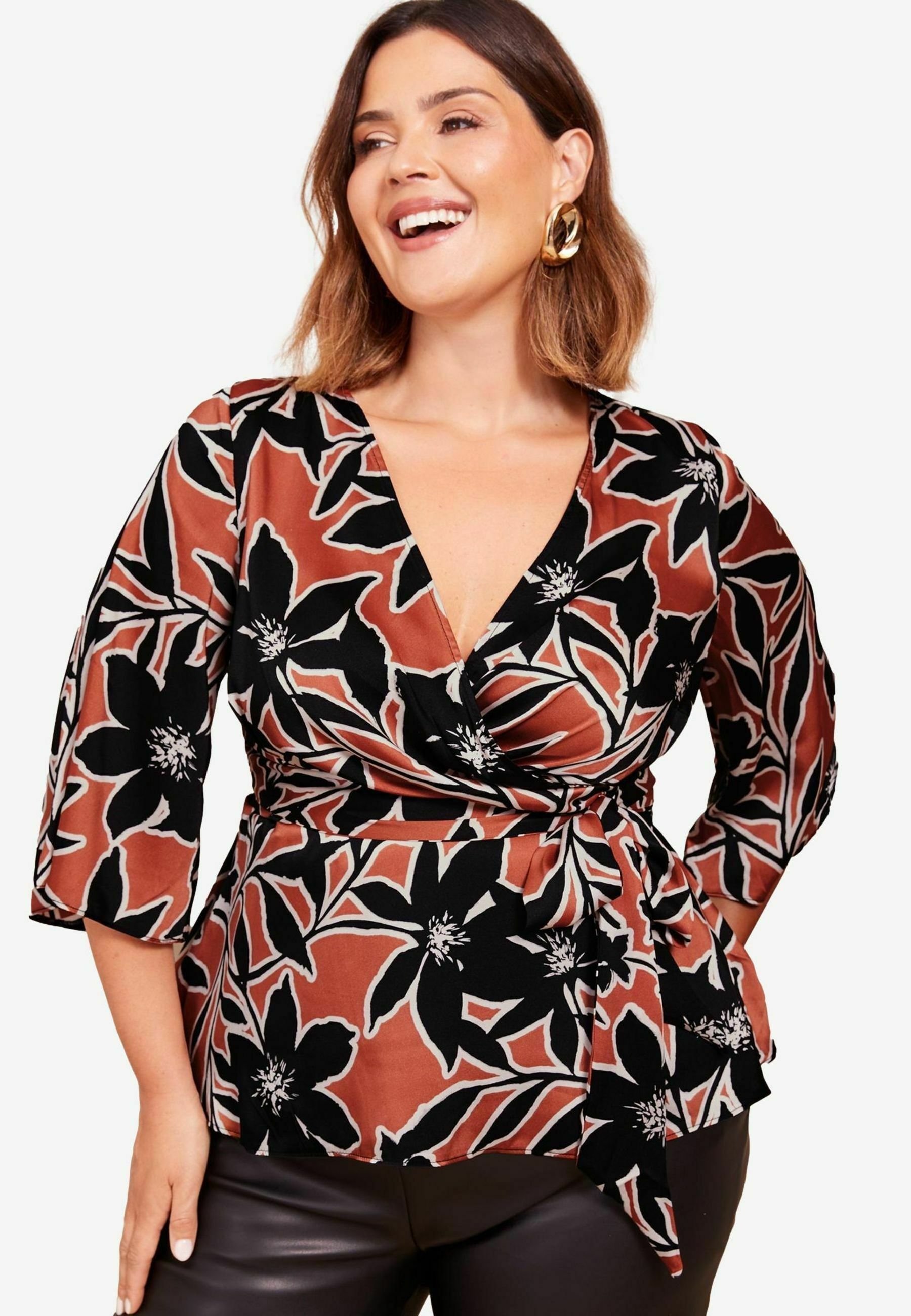 Timezone Tunica Donna Loose Fit 17-0129 – Manica Corta In Misto Lana E Seta