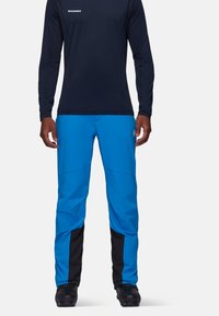 Mammut AENERGY HYBRID - Täckbyxor - glacier blue black