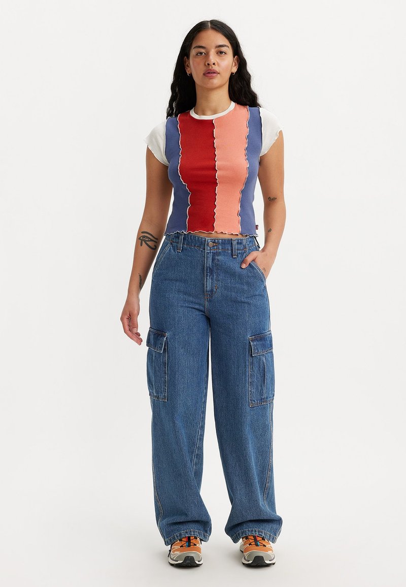 Levi's® - 94 BAGGY CARGO - Kareiviško stiliaus kelnės - i'm never wrong stone, Padidinti