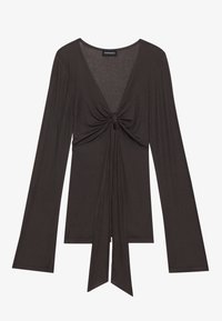 T-shirt à manches longues - ganache