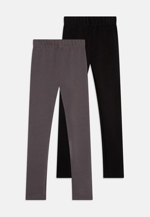 Friboo by Zalando, EXTRA WARM LEGGINGS FUR INSIDE UNISEX 2 PACK - Legging - black/dark grey
