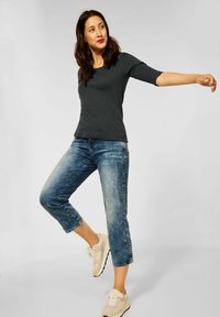 Street One Langarmshirt - grau