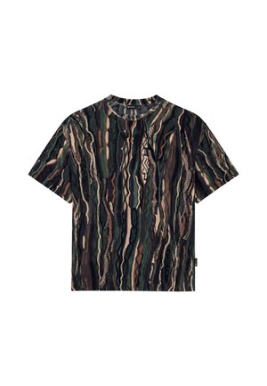 Colucci, SIGNATURE T-SHIRT - T-Shirt print - aop green