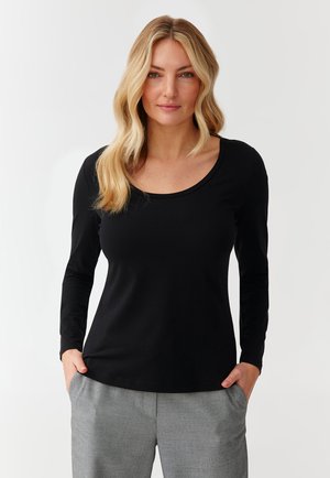 FILKA  - Long sleeved top - black