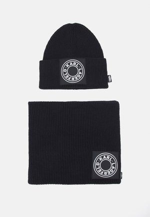 BONNET SET UNISEX - Écharpe - black