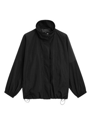Massimo Dutti NECK TECHNICAL - Veste légère - black